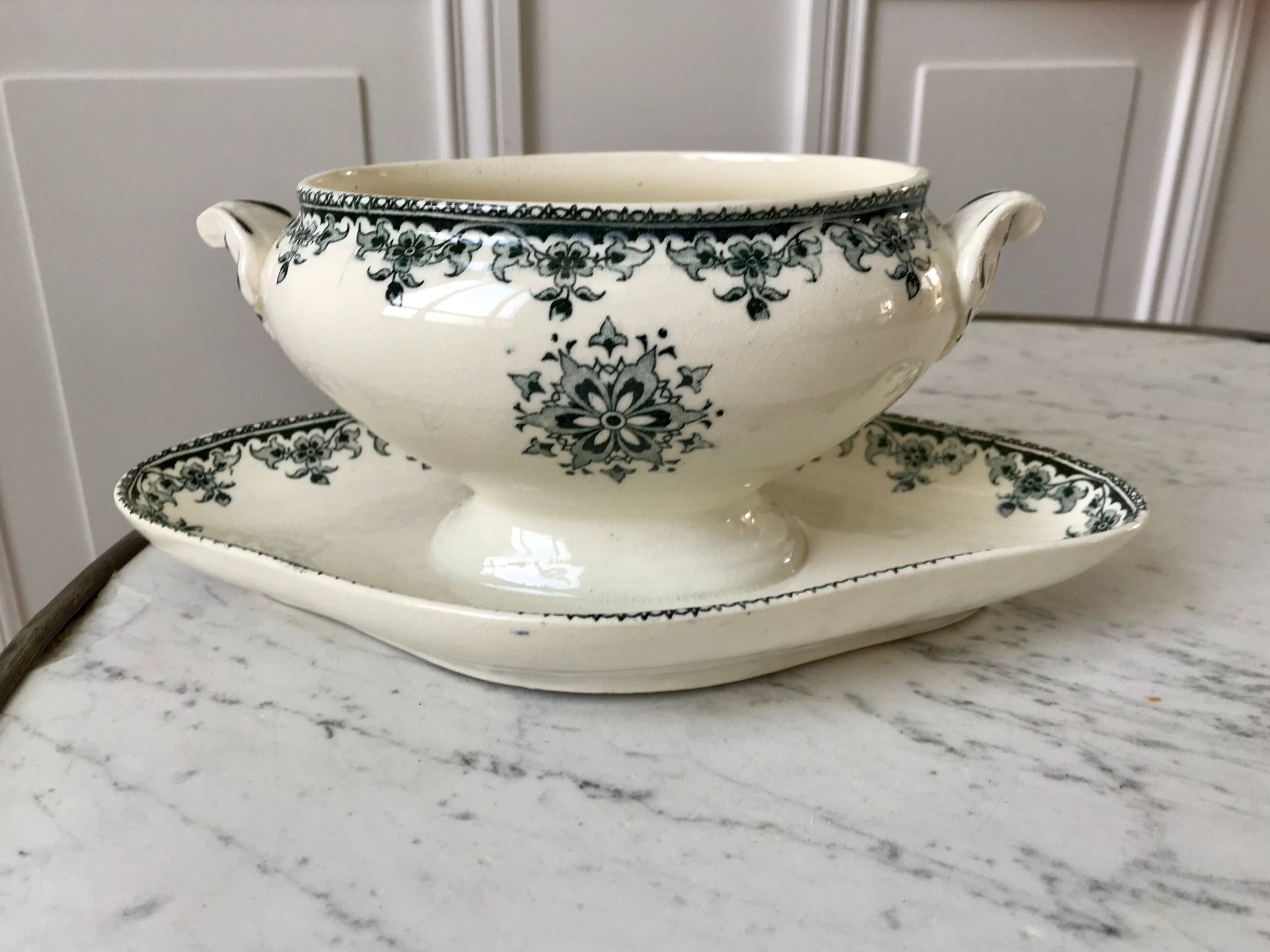 Saucière HBMC model "Gagny" late nineteenth