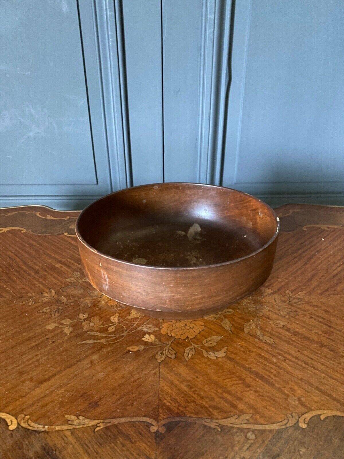 Woodbury Woodware Shelburne Vermont wooden salad bowl 1970