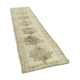 Handwoven antique anatolian beige runner rug 83 cm x 348 cm
