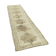 Handwoven antique anatolian beige runner rug 83 cm x 348 cm