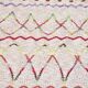 Reversible handmade rug made from recycled cotton