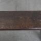 Banc de hall anglais antique du début du 19e siècle en chêne