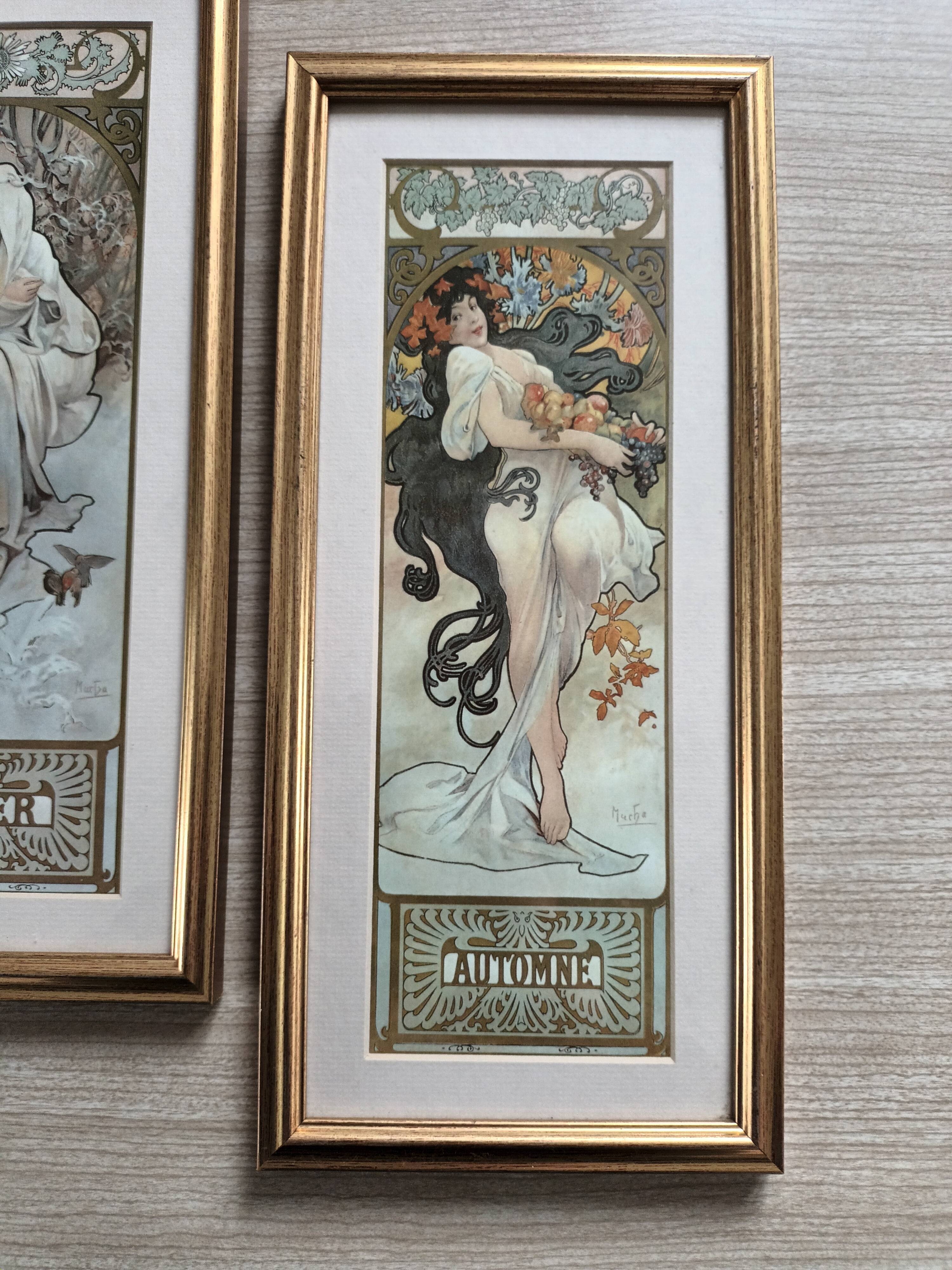Art nouveau style frames
