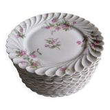 12 Haviland dinner plates