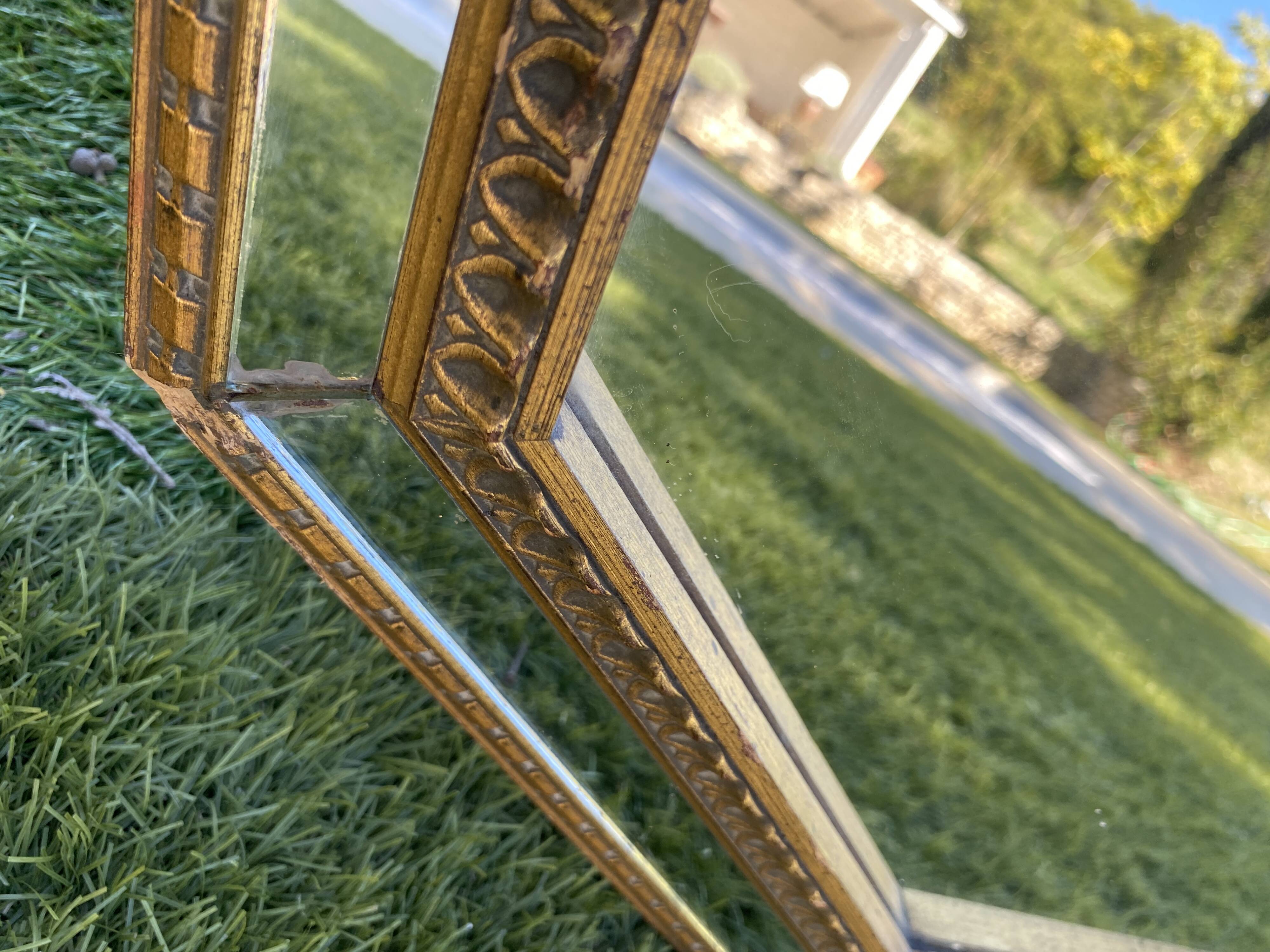 Mirror with glazing beads, 1940s