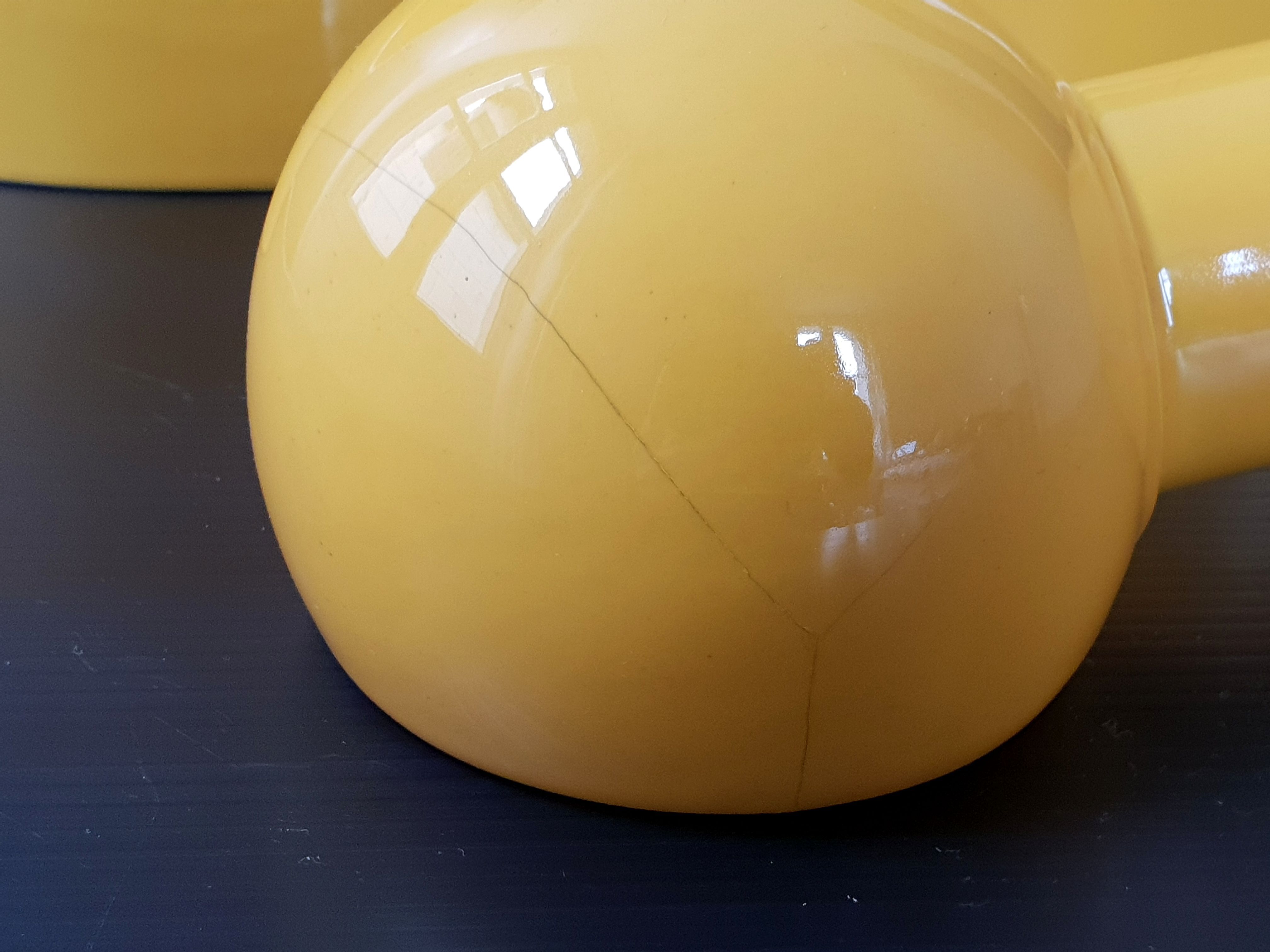 Pair of vintage SC3 lamps by Marcello Cuneo for Gabbianelli