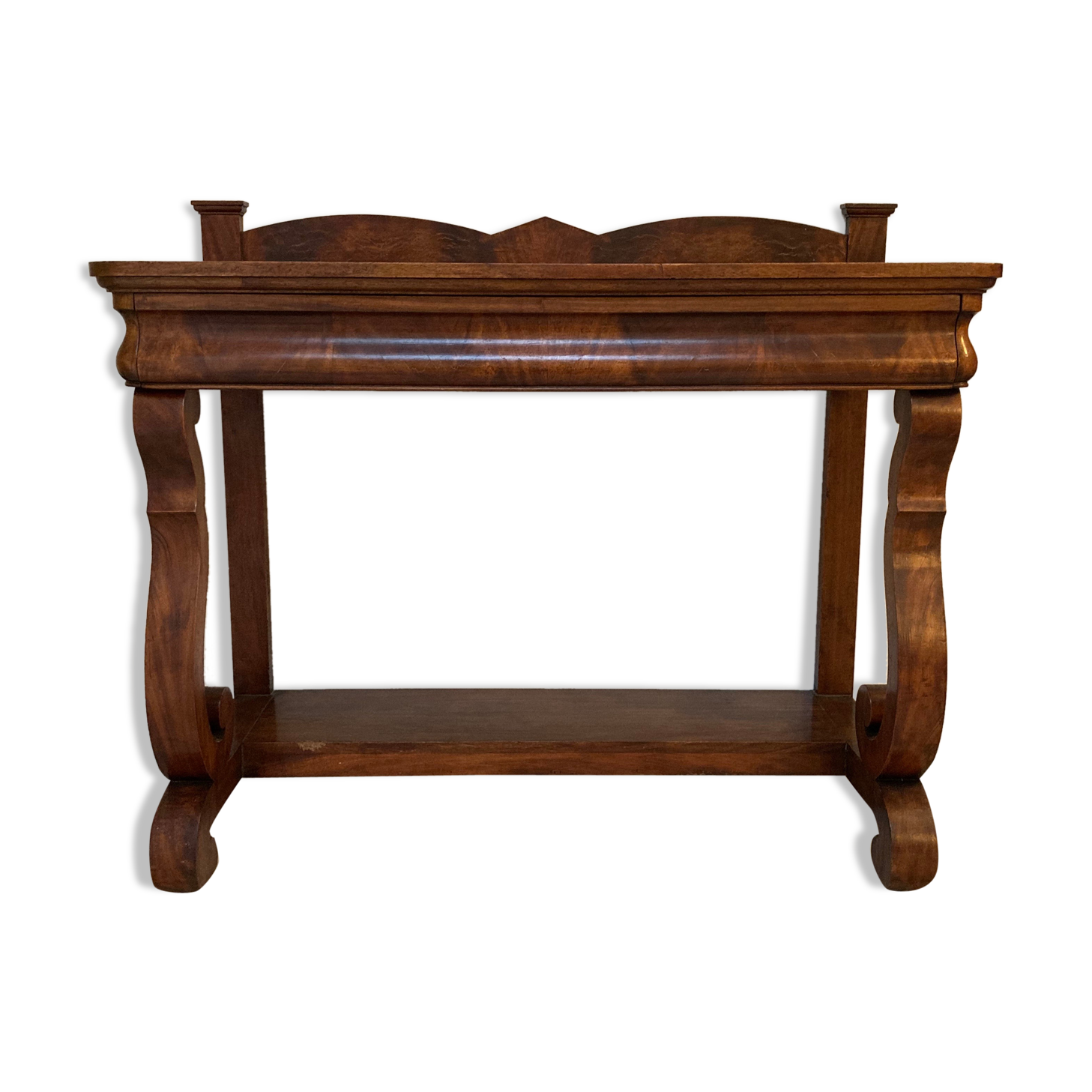 Mahogany console