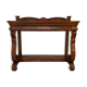 Mahogany console