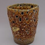 Vintage Honey Emaux Vase