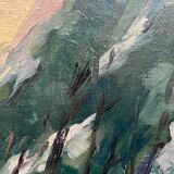 Painting "The house in the middle of the forest"