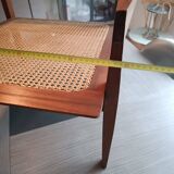 Roger Landault designer wooden cane armchair