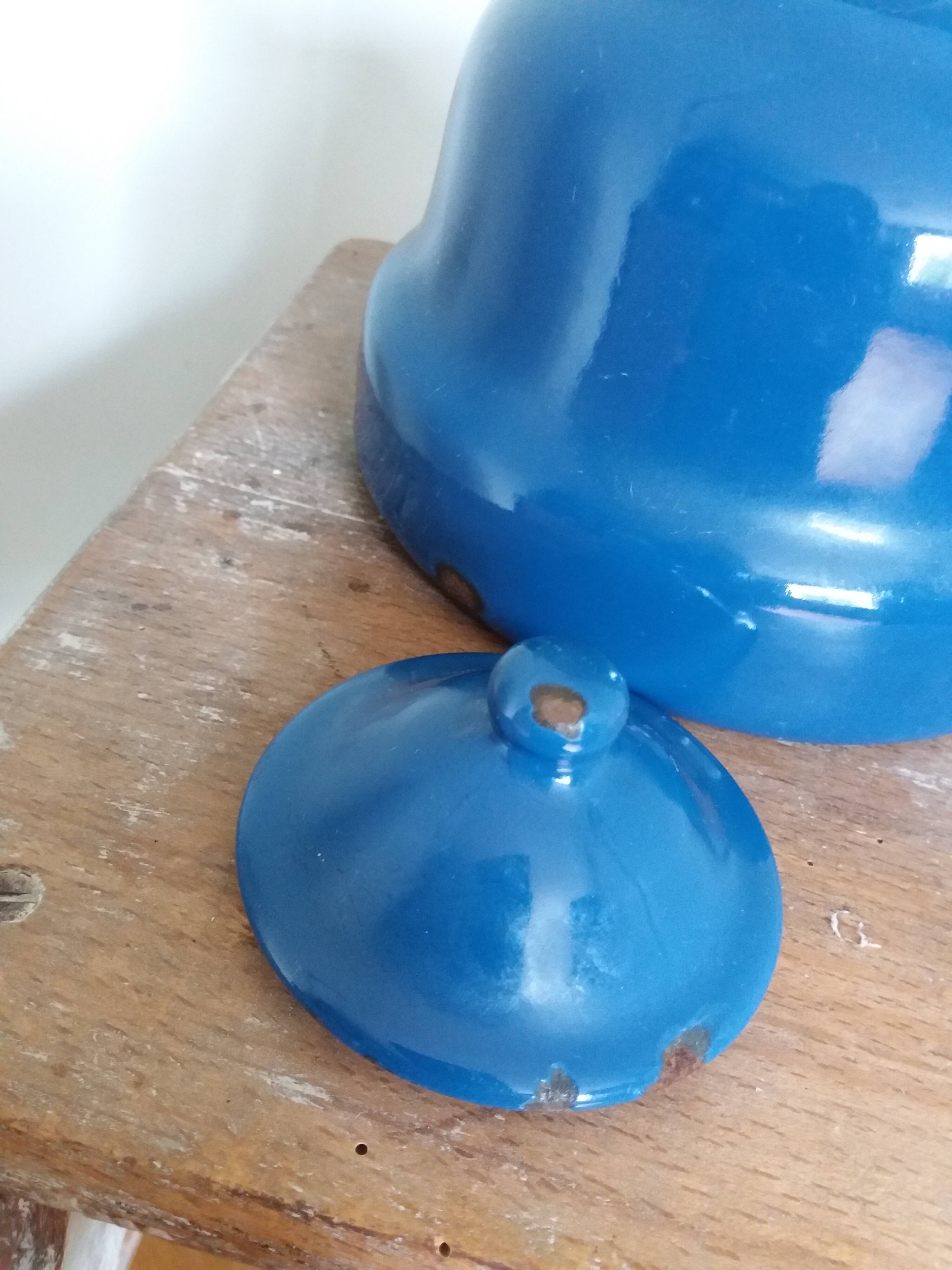 Enameled sheet coffee kettle