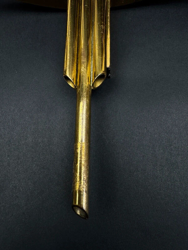 Pair of Maison Charles wall lights, "Lauriers" model, circa 1960