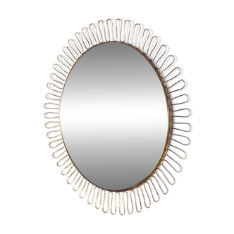 Miroir soleil 1950-60 en métal