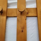 Pine coat rack, 70s.