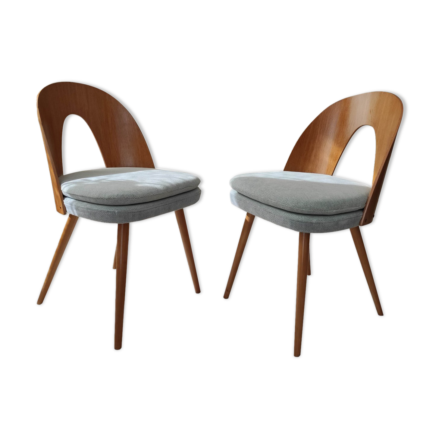 Series of 2 chairs Antonin Suman 60s
