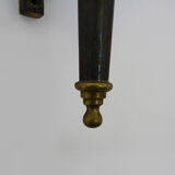 Old carriage lantern, cab, copper with 6 faces. Interior lamp. Year 60 70