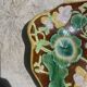 Plat en barbotine anglaise XIXe , majolique anglaise