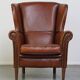 Beautiful classic sheepskin armchair with a beautiful appearance and a comfortable seat