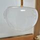 "Apple" lamp, dolphin, gold metal glass