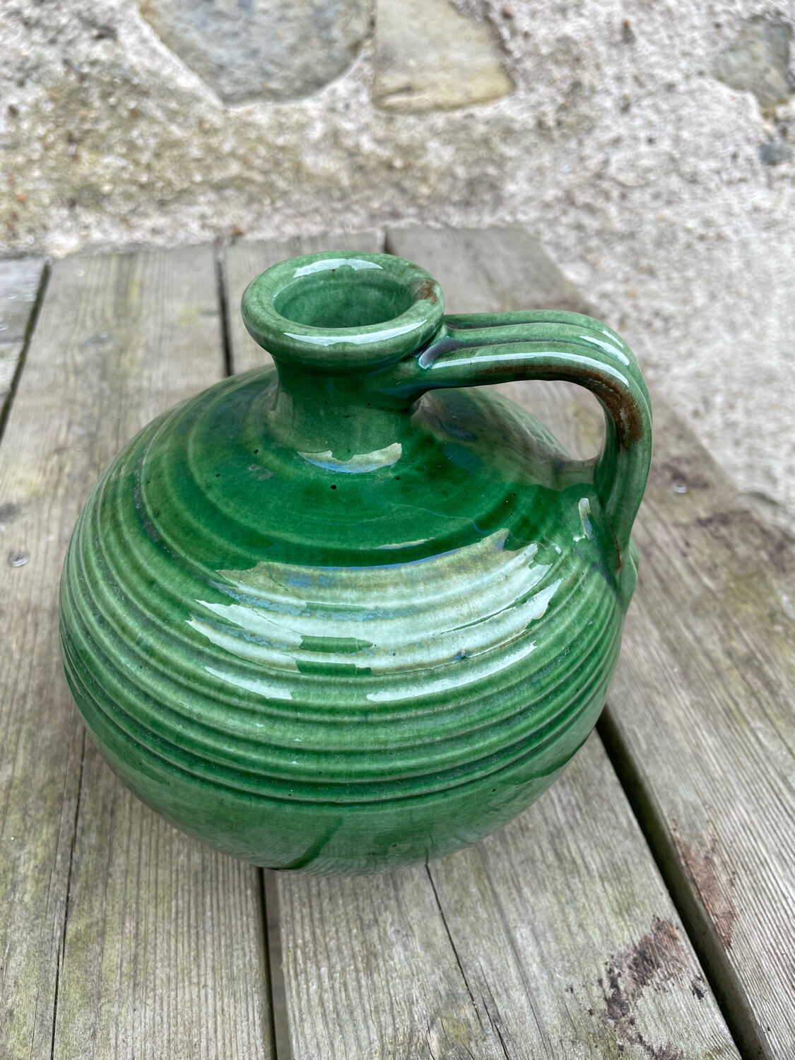 Varnished ceramic jug or picket