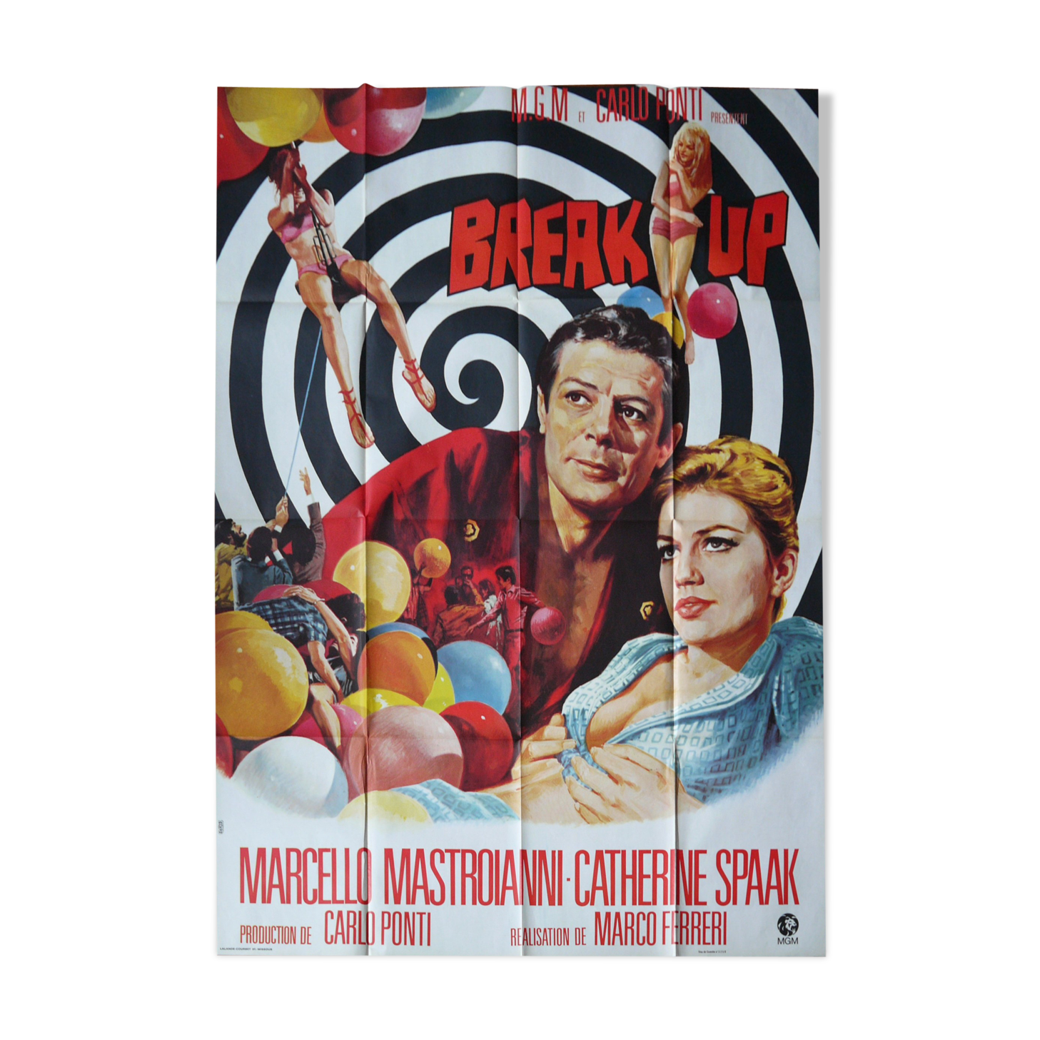 Original cinema poster "Break up" Mastroianni