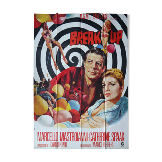 Affiche cinéma originale "Break up" Mastroianni