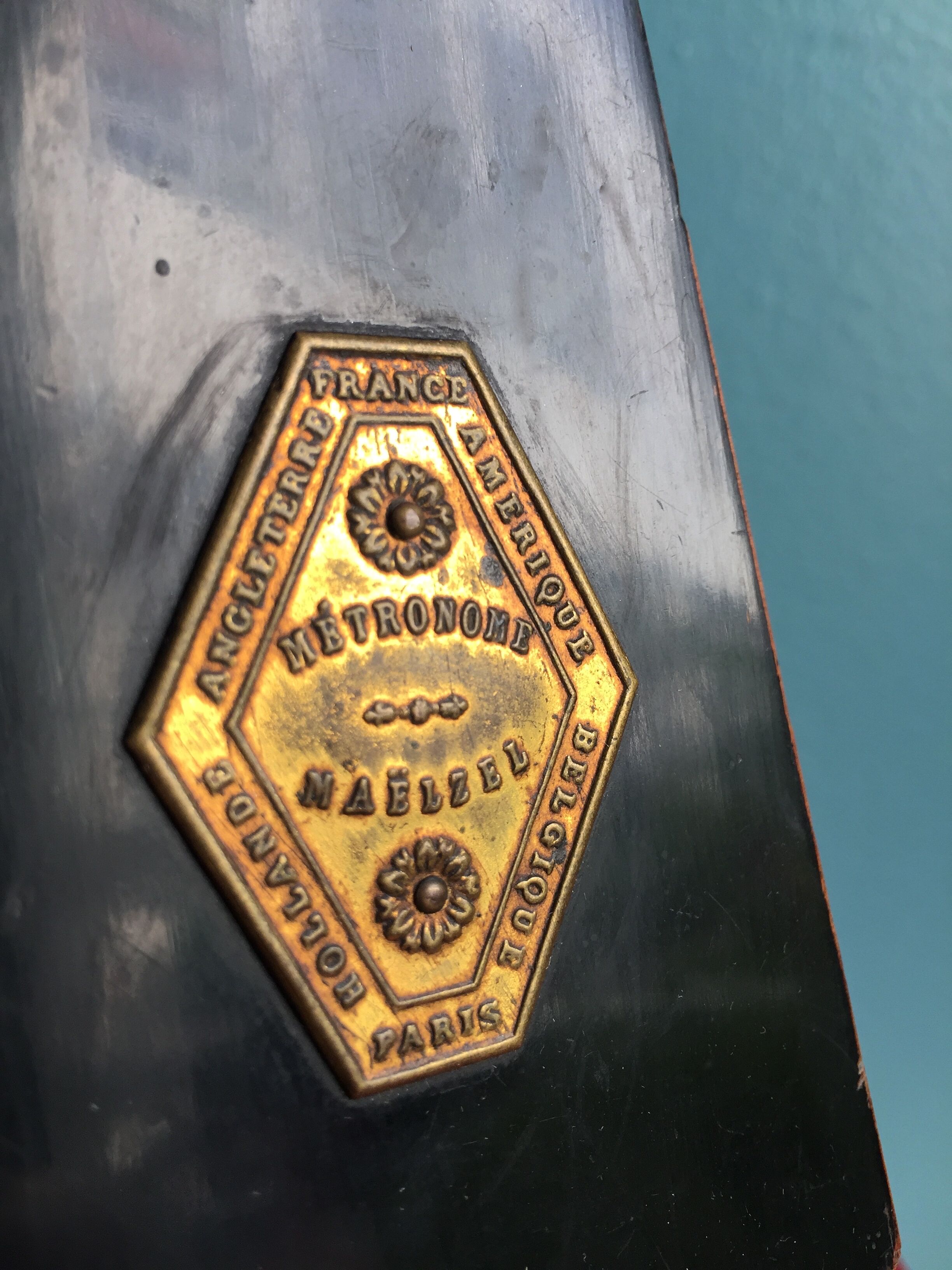 Metronome from about 1850,  maelzel brand