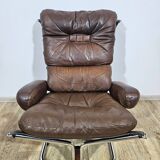 Armchair with footstool, Westnofa, "Wing Chair and foot stool", designed by