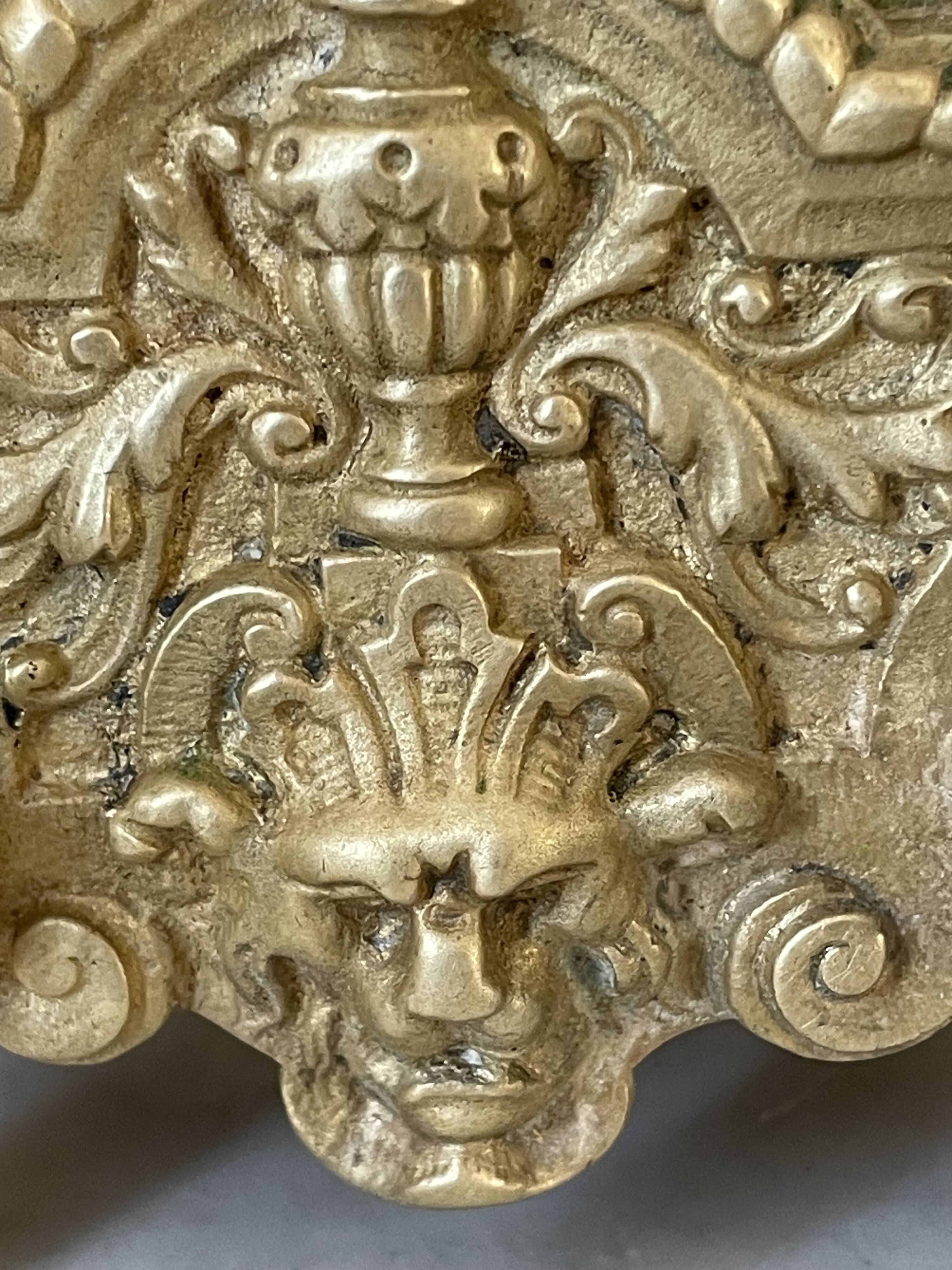 Napoleon III style chandelier in gilded bronze 48.5cm