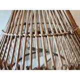 Vintage wicker birdcage