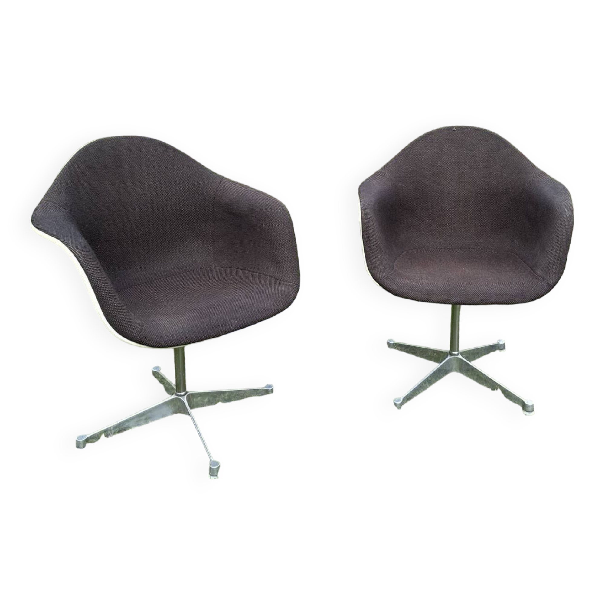 Eames armchair pair, Herman Miller edition