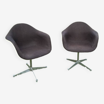 Paire de fauteuils Eames, édition Herman Miller