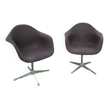 Eames armchair pair, Herman Miller edition