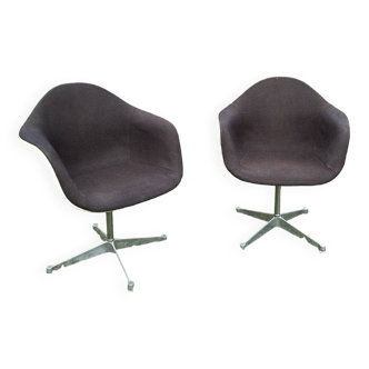 Paire de fauteuils Eames, édition Herman Miller