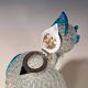 Art glass vase by Flavio Poli for Seguso Vetri d'Arte circa 1962