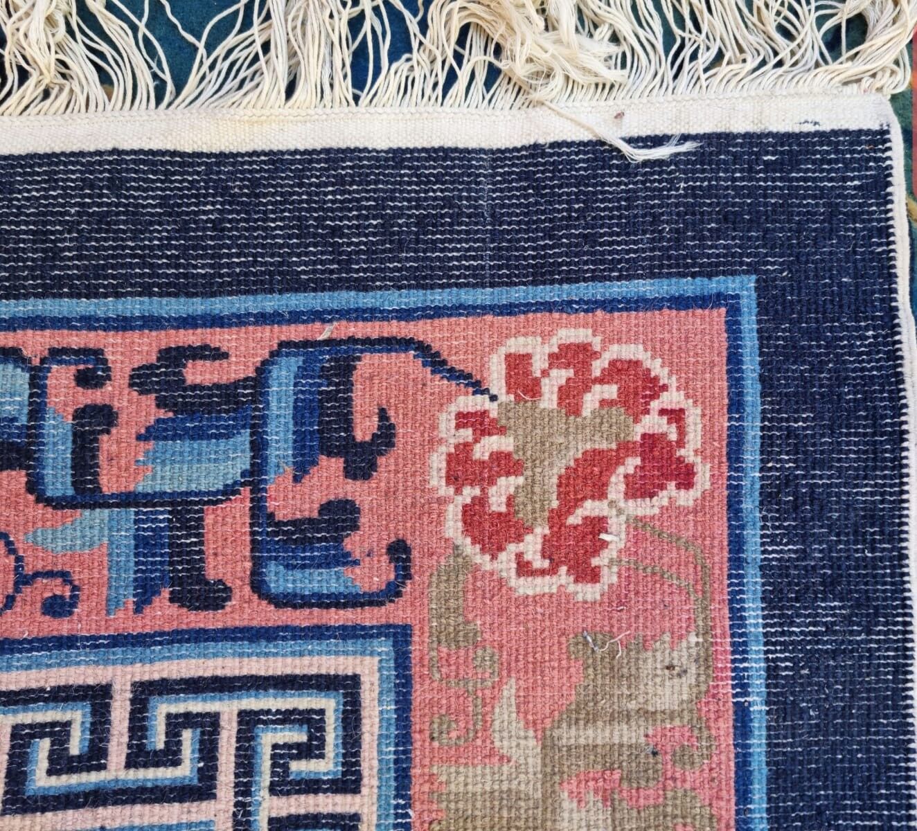 Chinese carpet Pekin antik finish, handmade, 1.82 X 2.72  M
