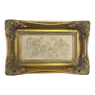 Marble bas-relief, Barbedienne Fondeur, Paris 1859