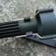 Ramp of black spotlights, vintage 1980s