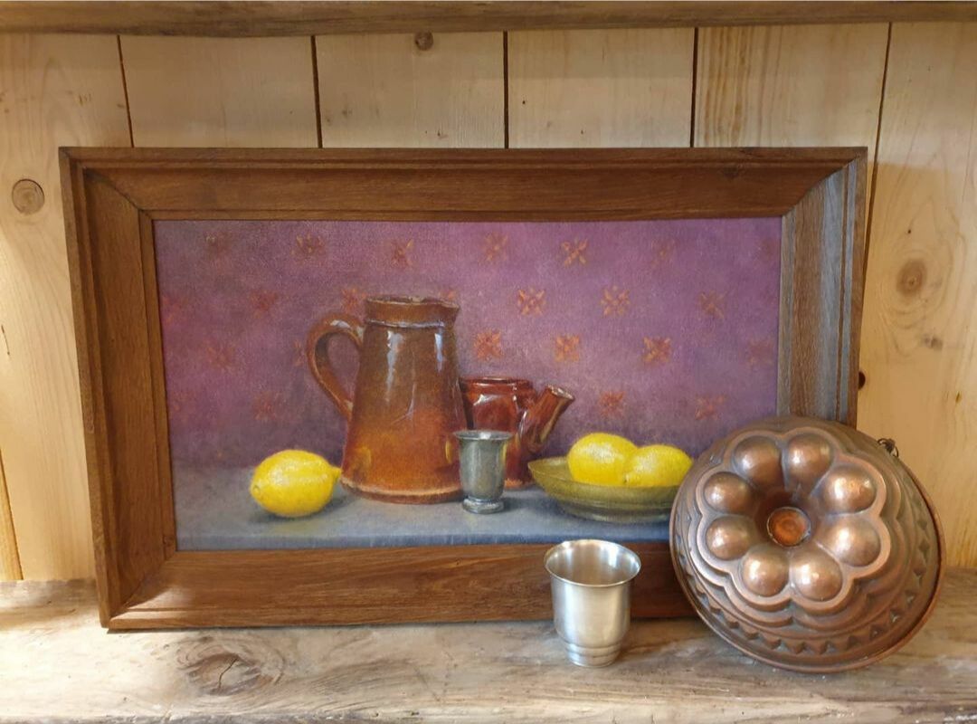 Still life oil on canvas