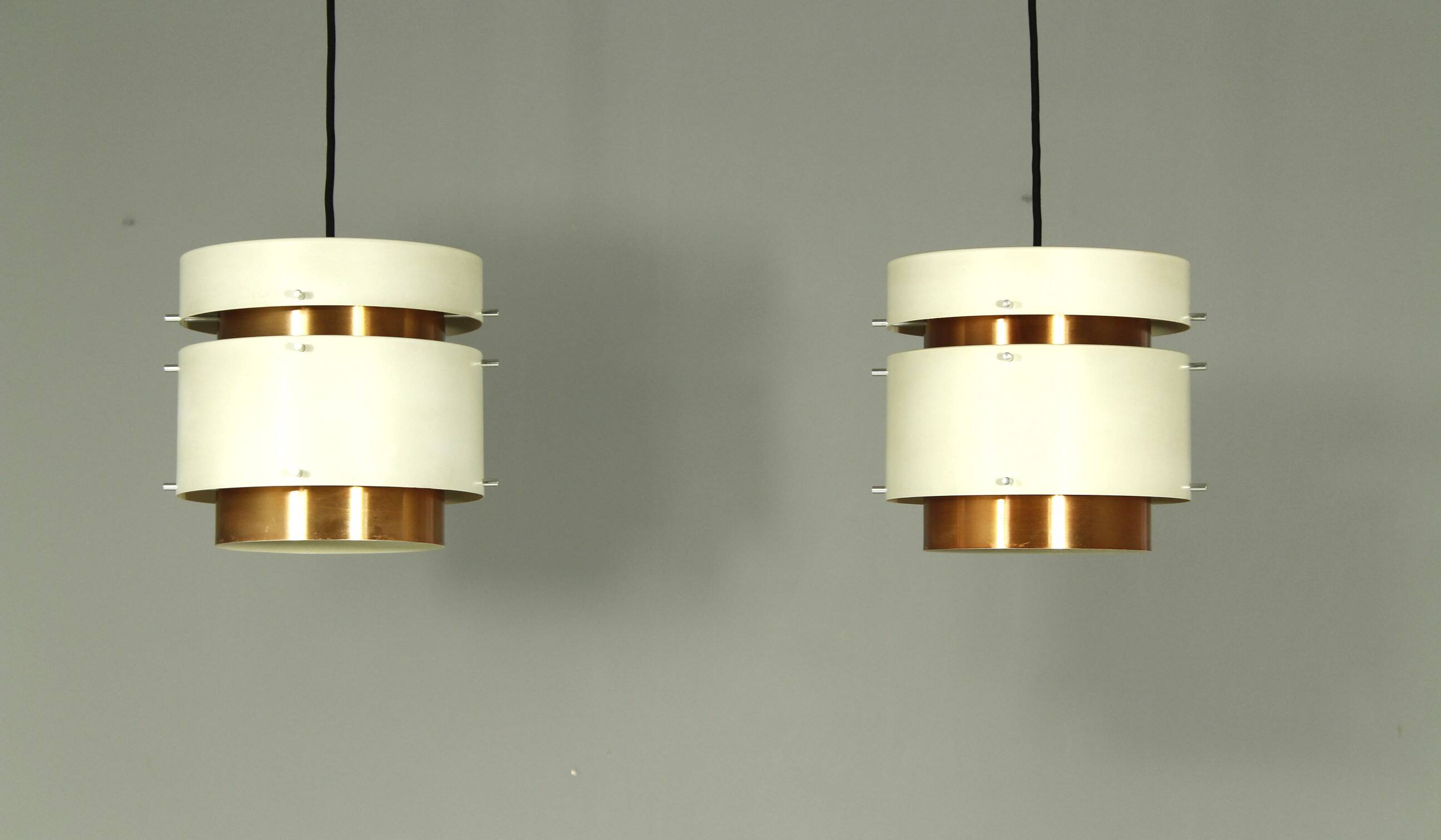 Pair of Scandinavian Pendants, 1960s