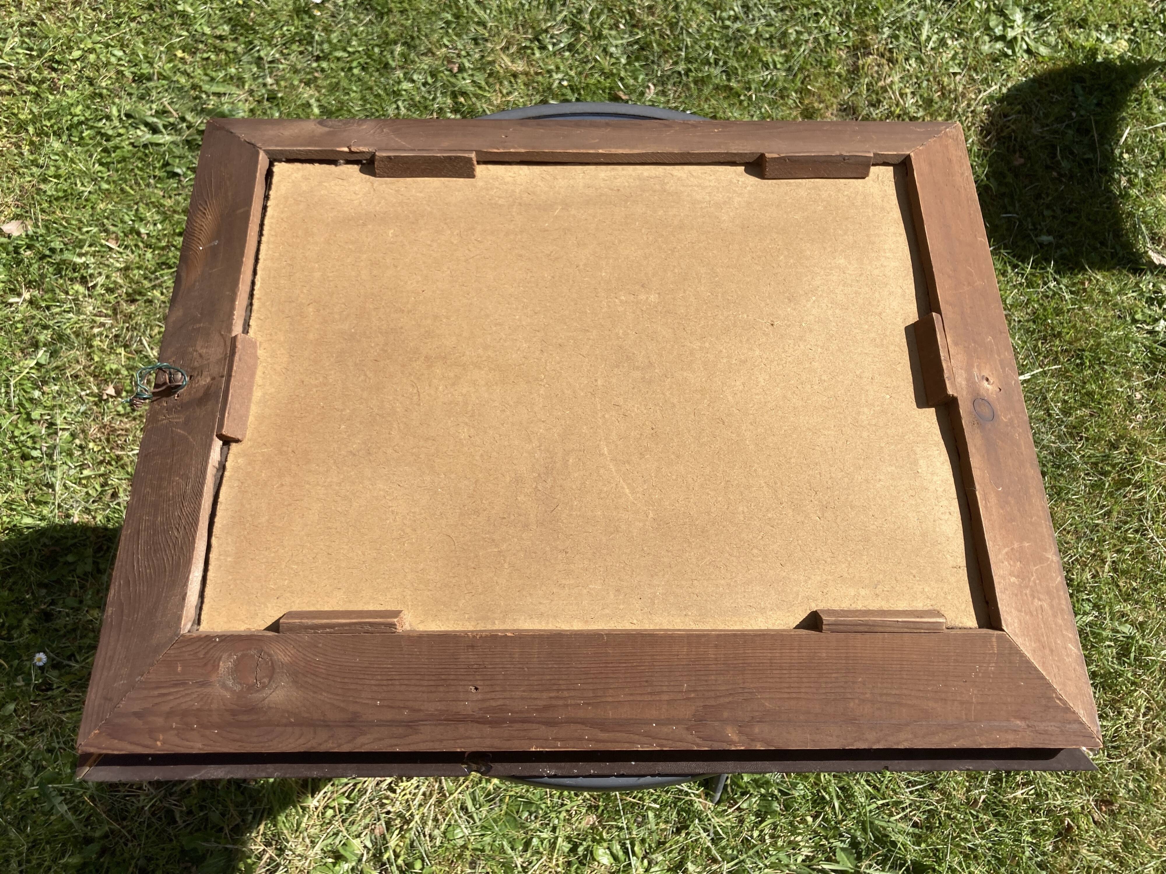 Miroir fumé à parcloses