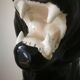 Black vintage ceramic panther