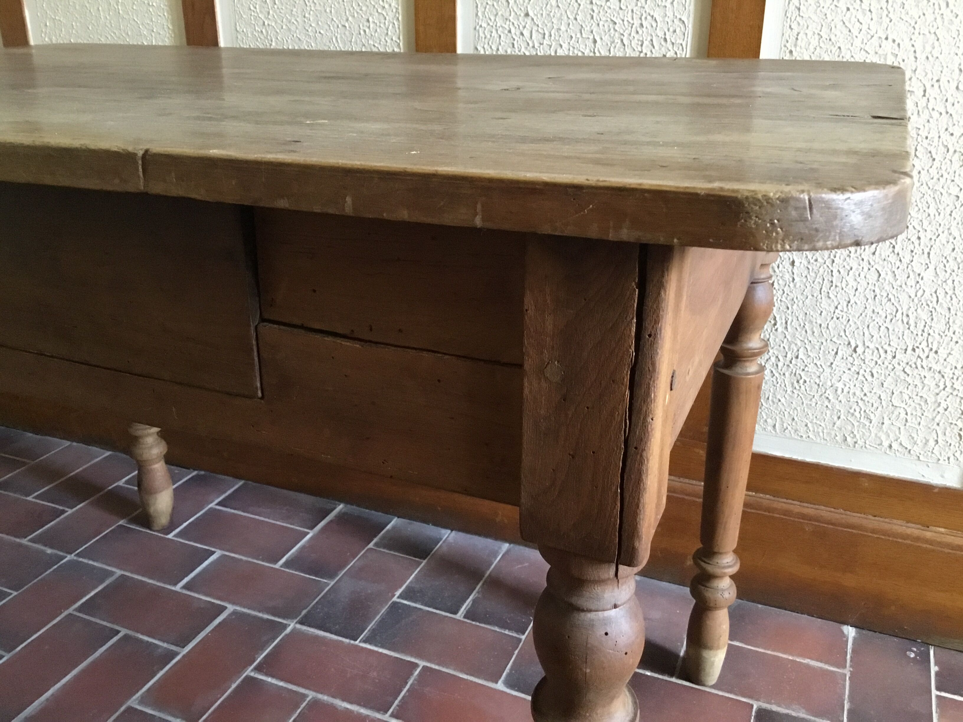 Old farm table