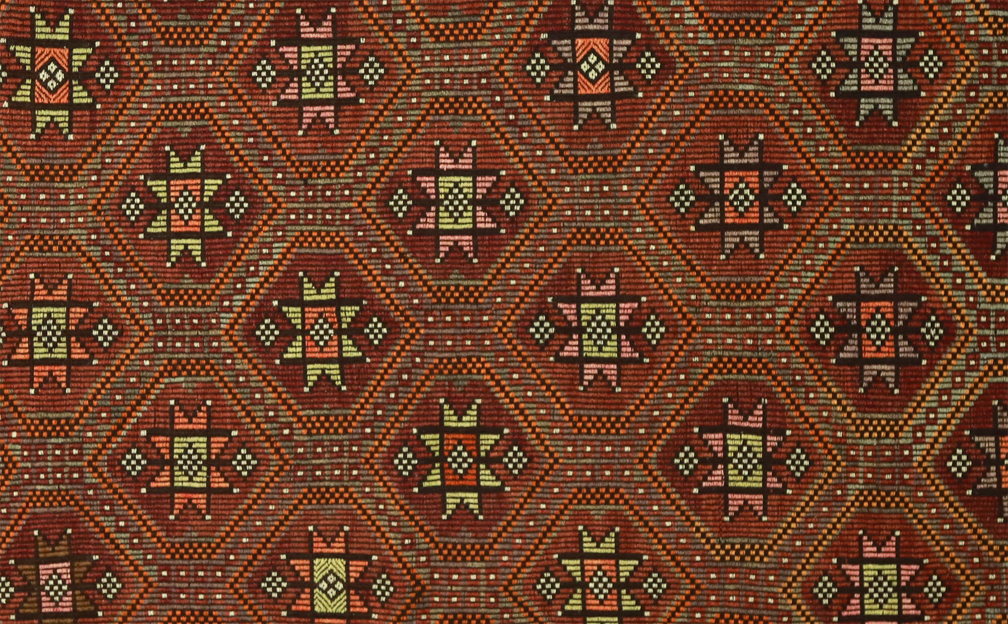 Anatolian handmade kilim rug 302 cm x 161 cm