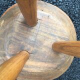 Brutalist tripod stool