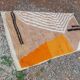 Unique natural wool Moroccan rug 3x2 m
