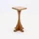 Sculptural Oak Pedestal Side Table 1950s