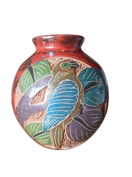 Vase Signed Iván Sánchez | Tropical Decor – Handmade