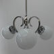 Art deco chandelier, 1930s, restored